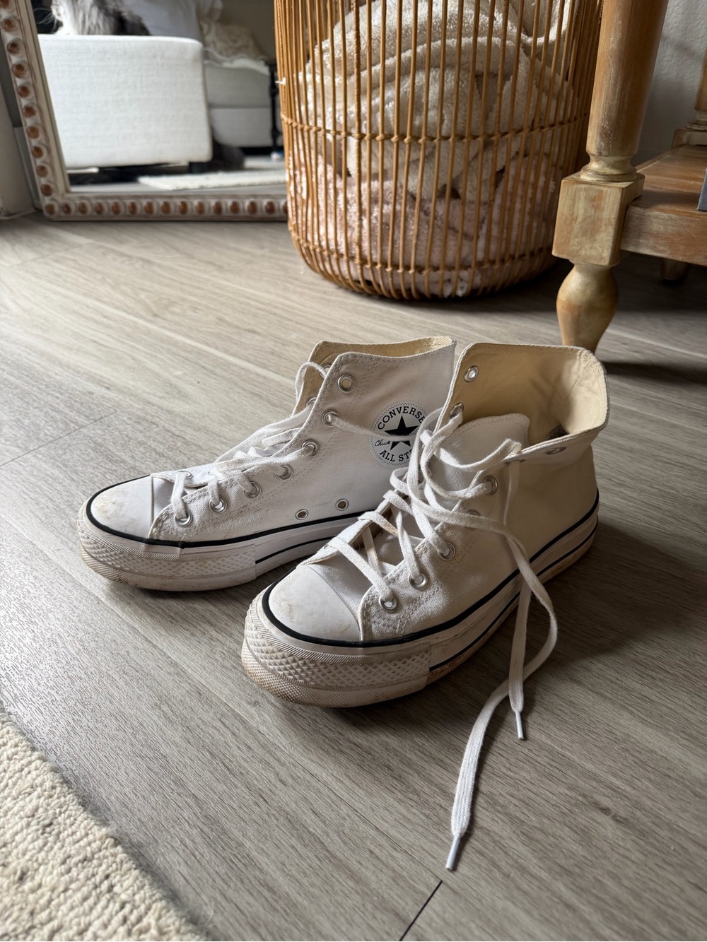 Converse Platform High Top Sneakers White